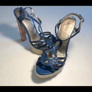 City Streets Blue Heels